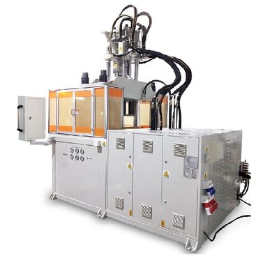 Verticale dubbele kleuren spuitgietmachine