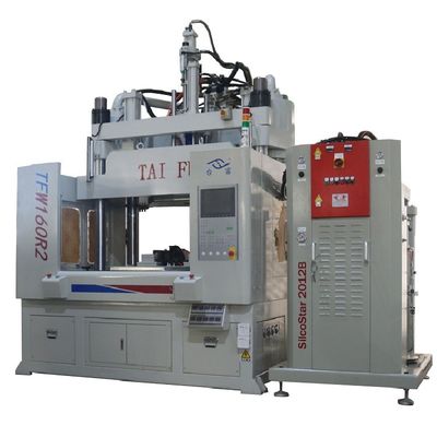 160 ton lage werkbank LSR siliconen verticale roterende spuitgietmachine