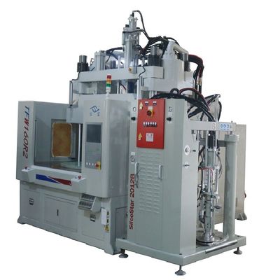 160 ton lage werkbank LSR siliconen verticale roterende spuitgietmachine