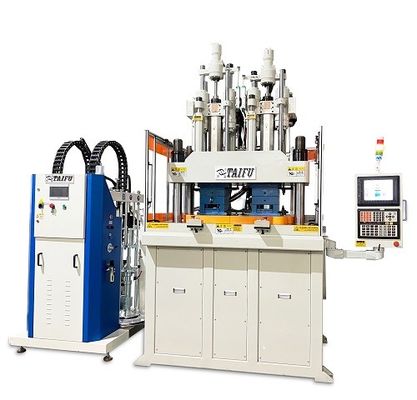 120 ton twee-kleurige LSR siliconen spuitgietmachine met draaitafel