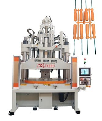 Verticale spuitgietmachine met lage werktafel voor schroevenduiver
