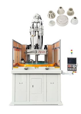 Verticale ledlamp koppen injectie gietmachine met draaitafel