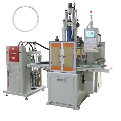 120 ton afdichtingsringen LSR siliconen spuitgietmachine met dubbele schuif