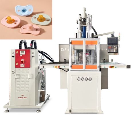 Efficiënte en nauwkeurige verticale LSR siliconen injectie gietmachine voor baby zuiger