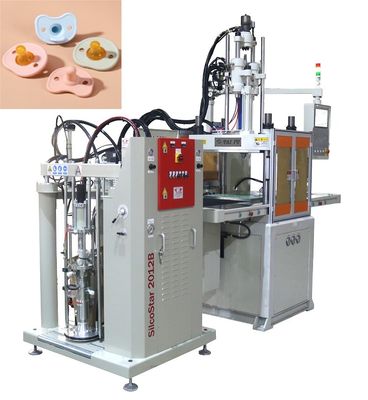 Efficiënte en nauwkeurige verticale LSR siliconen injectie gietmachine voor baby zuiger