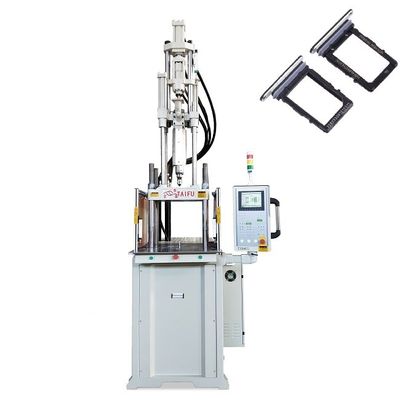 55 ton verticale hoge snelheid spuitgietmachine voor mobiele telefoon micro SD kaartbak