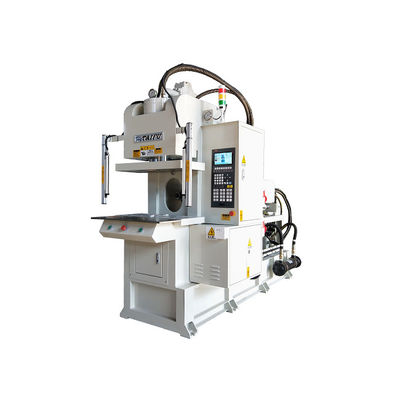 Verticale spuitgietmachine voor het maken van draad