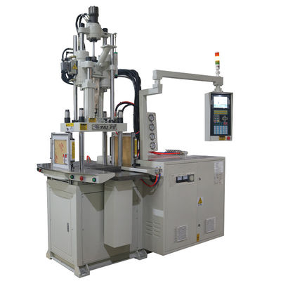 Verticale spuitgietmachine voor het maken van schouderbanden