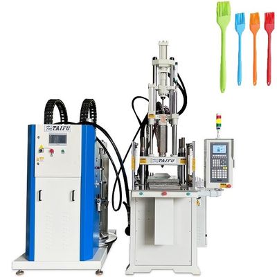 55 ton LSR siliconen verticale injectie machine gebruikt voor siliconen basting gebak borstel