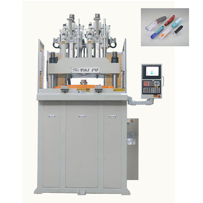 120 ton twee-kleurige verticale spuitgietmachine voor het maken van handvat