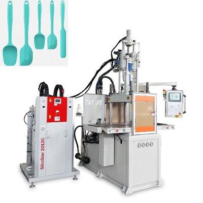 85 ton dubbelslijp LSR verticale spuitgietmachine voor het maken van siliconen spatel