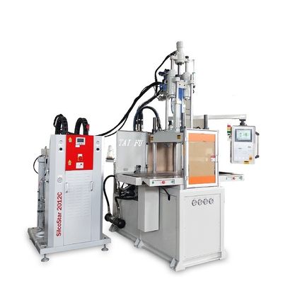 dubbele schuif Silicone gezichtsmasker borstel maken machine 85T Verticale injectie gietmachine