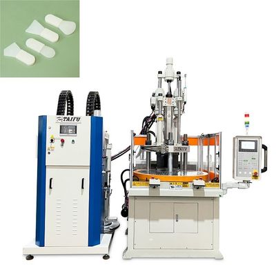 Silicone gezichtsmasker borstelmachine roterende verticale spuitgietmachine