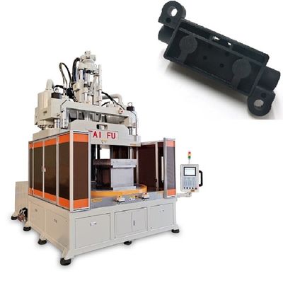 Verticale spuitgietmachine van 200 ton voor het maken van een veiligheidsbevestiger met een lage werktafel