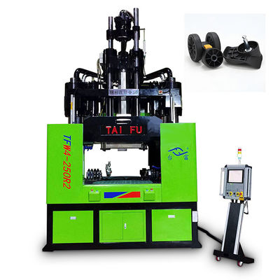 Verticale spuitgietmachine voor het maken van bagagewielen