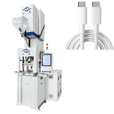 Verticale olie-elektrische hybride injectievormmachine van kunststof voor USB-gegevenskabel