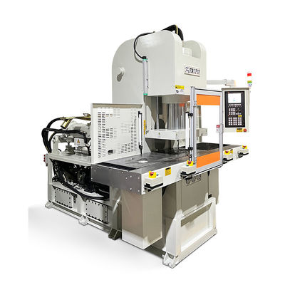 Verticale spuitgietmachine met dubbele schuif voor het maken van datumdraad