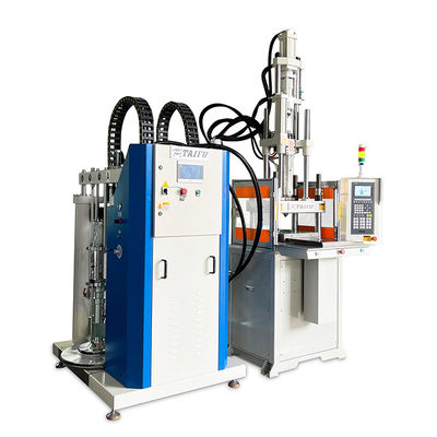 Verticale spuitgietmachine voor het maken van draad