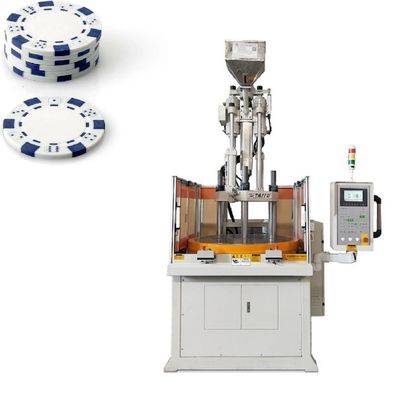 Roterende verticale plastic spuitgietmachine voor het maken van pokerchips