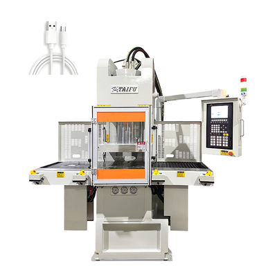 Goedkwaliteit Double Slide Power Cord Vertical Injection Molding Machine voor het maken van USB