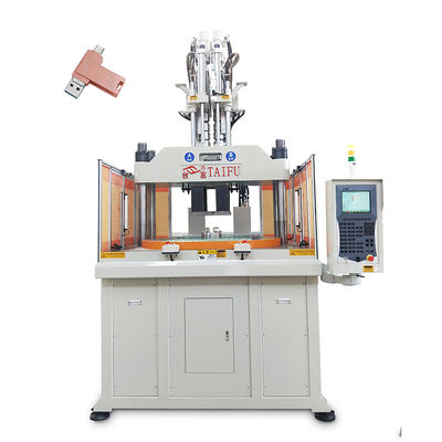 Eenvoudige werking Twee-kleurige verticale spuitgietmachine voor het maken van U-schijf