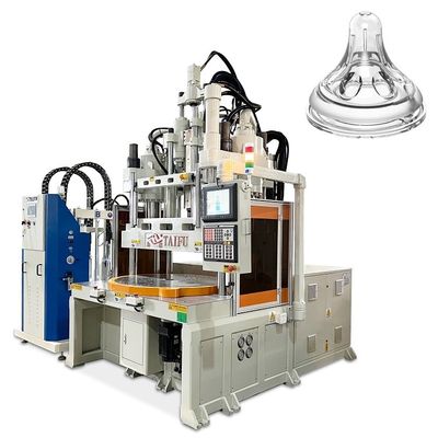 Verticale spuitgietmachine met lage werkbank, draaiend LSR, voor babyzooier