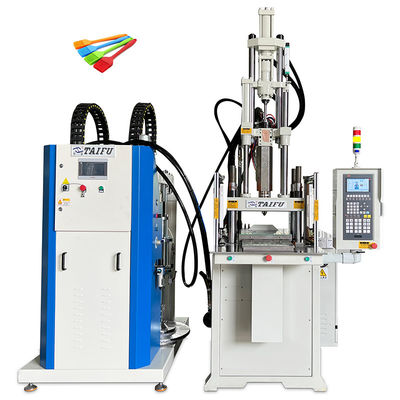 Verticale injectie gietmachine voor het maken van siliconenborstel