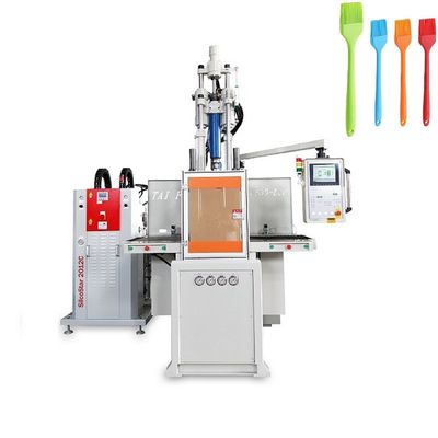LSR Verticale lage werkbank Roterende injectie gietmachine voor olie borstel